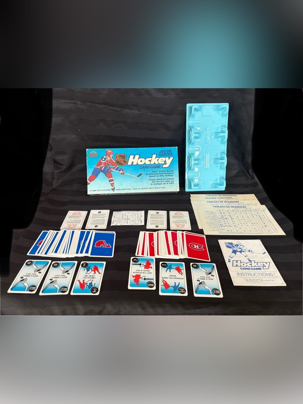🔥🔥 1985 Grand Toys Canadiens/Nordiques [Card Game]~Complete